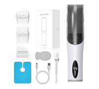 Quiet Electric Hair Trimmer For Infants 3pcs Comb Attachments Cordless Design Built In Hair Suction Safe Baby Clippers Infant Clippers For Sensitive Skin