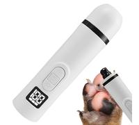 Quiet Electric Nail Grinder for Pets - 3 Modes Cat and Dog Claw File with LED Light | Low-Noise Paws Grooming Tool, Safe and Gentle Pet Nail Trimmer, Professional Nail Care for Home Grooming