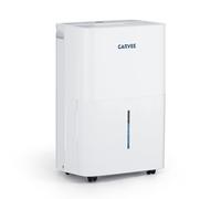 Quiet & Energy-Efficient 20L/Day (35 Pints) Dehumidifier | for Rooms up to 3000 sq.ft, Digital Display, Timer, Laundry Mode, Continuous Drainage, Portable for Home, Basement, Bathroom,