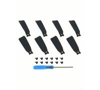 Quiet Flight Propellers for DJI FLIP Easy Install | ABS plastic, 8-pack set, sl lack finish, precise dynamic balance, long-lasting flight