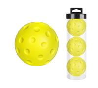 Quiet Foam Pickleball, 3 Pack Original Silent Pickleball, Soft Hollow Pickleball Equipment With Exact Real Ball Bounce For Indoor Or Outdoor