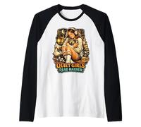 Quiet Girls Read Fantasy Bookworm Raglan Baseball Tee