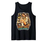 Quiet Girls Read Fantasy Bookworm Tank Top