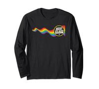 Quiet Glow LGBT-Q Gay Pride Month Rainbow Flag Men Women Long Sleeve T-Shirt