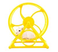 Quiet Hamster Balance Bike, Low Noise, Breathable with Stand, Hamster Training Wheel for in the Cage, for Gold Hamsters, Chinchilla, Small and Medium Rodents