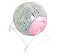 Quiet Hamster Exercise Wheel With Stable Base Quiet Running Wheel Roller Ball Toy For Small Pet Cage Activity Toy Hamster Gym Equipment