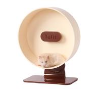 Quiet Hamster Wheel 10.2 Inch Double Bearing Silent Small Animal Exercise Wheel Running Wheel Adjustable Height for Syrian Dwarf Hamsters Gerbils Rats or Others