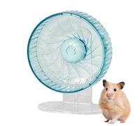 Quiet Hamster Wheel - Bite-Resistant, Double Beared, Silent Rotary Wheel with Adjustable Stand, Wheels for Hamsters, Hedgehogs and Other Small Pets