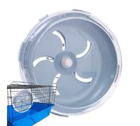 Quiet Hamster Wheel - Quiet ratela exercise wheel, toy, soft guard design, secure sturdy cage attachment, sturdy base that is not slipped, easy material
