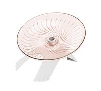 Quiet Hamstera - No-Noise Hamster Wheel | Clear Transparent Design, Flying Saucer Bike | Running Gyrars for Small Pets, Hedgehogs, Mice, Mice