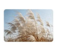 Quiet HavenRounded Corner Non-Slip Floor Mat, Water-Absorbent & Easy to Clean, Soft Comfortable Bath Mat/Kitchen Mat