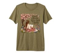 Quiet Hearts Grow Deep Roots Christian Reading Bible Study Premium T-Shirt
