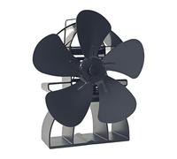 Quiet Heat Distribution 5Blade Fan Suitable for Wood Burners Fireplaces Enhancing Stove Efficiency Efficient Heating Wood Stove Heat Distribution