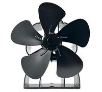 Quiet Heat Distribution 5Blade Fan Suitable for Wood Burners Fireplaces Enhancing Stove Efficiency Efficient Heating Efficient Heat Distribution Fan