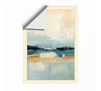 Quiet Horizons Minimalist Unframed Wall Art Print A1 (84.1×59.4cm), Wall Decor for Living Room, Bedroom, Office & Home, Art Gift
