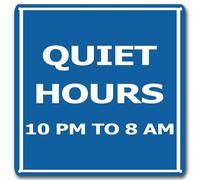 Quiet Hours Tin Signs Retro Plaque Wall Decor For Home Kitchen Office Club Bar Gym Indoor Outdoor