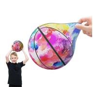 Quiet Indoor Basketball Ball - Soft Foam Soundless Dribbling Training Sphere, Safe Low Noise Bounce Practice Equipment, Lightweight Child Friendly Sports Toy With Controlled Rebound Density Structure