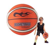 Quiet indoor basketball: soft training ball with sound for a quiet drain. Highly elastic indoor exercise ball, noiseless recoil balls for the or