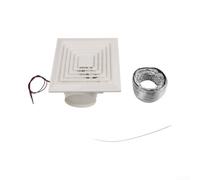Quiet Inline Exhaust Fan 34cm High Airflow Bathroom(6-inch)