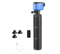 Quiet Internal Aquarium Filter Triple Action Internal Filter Pump Size Quiet Operation Aquarium Filter for Various Tanks