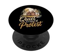 Quiet Is A Kind Of Protest Introvert Power Statement PopSockets Adhesive PopGrip