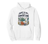 Quiet Is My Comfort Area: Introverts humor with Cozy Vibe Pullover Hoodie