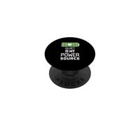 Quiet Is My Power Source Remote Workers, Book Lovers PopSockets Adhesive PopGrip