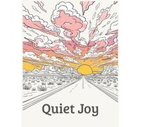 Quiet Joy: 50 Relaxing Coloring Book with Easy and Detailed Designs for Adults | Stress Free | Stress Relief