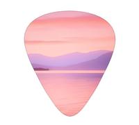 Quiet Lake Patterned guitar picks - (thin/medium/thick) free to choose, suitable for all kinds of string instruments,