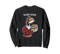 Quiet Lamp Head Reading Silence Sweatshirt