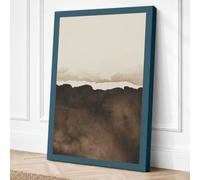 Quiet Landscape Minimalist Canvas Wall Art Print 24x16 Inch (61 x 41 cm)