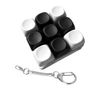 Quiet & Loud Keyboard Fidget Toys for Stress Relief, Keyboards Silent Keyboard Clicker Fidget Toy for Office Libirary, Cute Pop Fidget Keychain Accessory for Bags Keys（G）