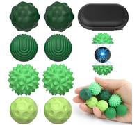 Quiet Magnetic Balls Sensory Fidget Toys 8 pcs Silicone Coating Magnets Stress Ball for ADHD Autism Adults Teens Office Fidgets Women Men Girls Boys Focus Gadgets 4 Different Statisfying Textures