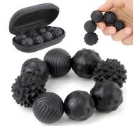 Quiet Magnetic Balls Sensory Fidget Toys 8 pcs Silicone Coating Magnets Stress Ball for ADHD Autism Adults Teens Office Fidgets Women Men Girls Boys Focus Gadgets 4 Different Satisfying Textures