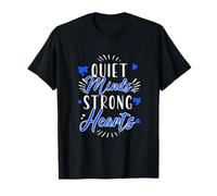 Quiet Minds Strong Hearts Mental Health Awareness Puzzle Tee T-Shirt