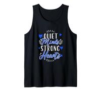 Quiet Minds Strong Hearts Mental Health Awareness Puzzle Tee Tank Top