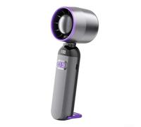 Quiet Mini Fan for Personal Use, Easily Charged via USB, Great for Makeup or Office (grey purple)