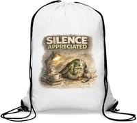 Quiet Moments Under Soft Light Gym Sack Casual Drawstring Bag White