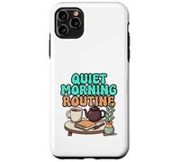 Quiet Morning Routine Cozy Tea and Journal Design Case for iPhone 11 Pro Max