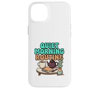 Quiet Morning Routine Cozy Tea and Journal Design Case for iPhone 14 Plus