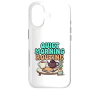 Quiet Morning Routine Cozy Tea and Journal Design Case for iPhone 17