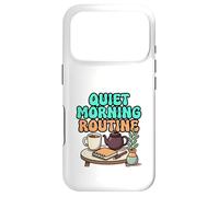 Quiet Morning Routine Cozy Tea and Journal Design Case for iPhone 17 Pro