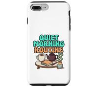 Quiet Morning Routine Cozy Tea and Journal Design Case for iPhone 7 Plus/8 Plus