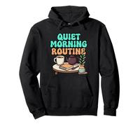 Quiet Morning Routine Cozy Tea and Journal Design Pullover Hoodie