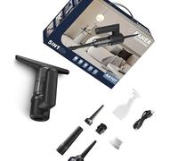 Quiet Motor Window Cleaning Device for Glass Surfaces, Black