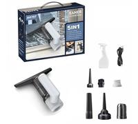 Quiet Motor Window Cleaning Device for Glass Surfaces, White