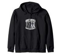 Quiet Moves Loud Results Chess Strategy Men Zip Hoodie