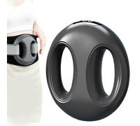 Quiet Muscle Vibrator Ring, Electric Body Massage Tools, 10 Inches Back Reliever, Heavy Duty Percussion Machine with Handle, Fitness Equipment Deep Tissue, Recovery Device for Men Women