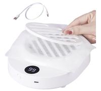 Quiet Nail - 6000 RPM Suction Extractor for Manicure | Nail Dust Filter for Beginners Pros Commercial Salon Office Use