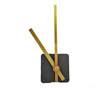 Quiet Operated Clock Movement Set For Home Garden Decor Diy Project Includes Various Hands And Black Plastic Core 11mm Shaft Length(gold)